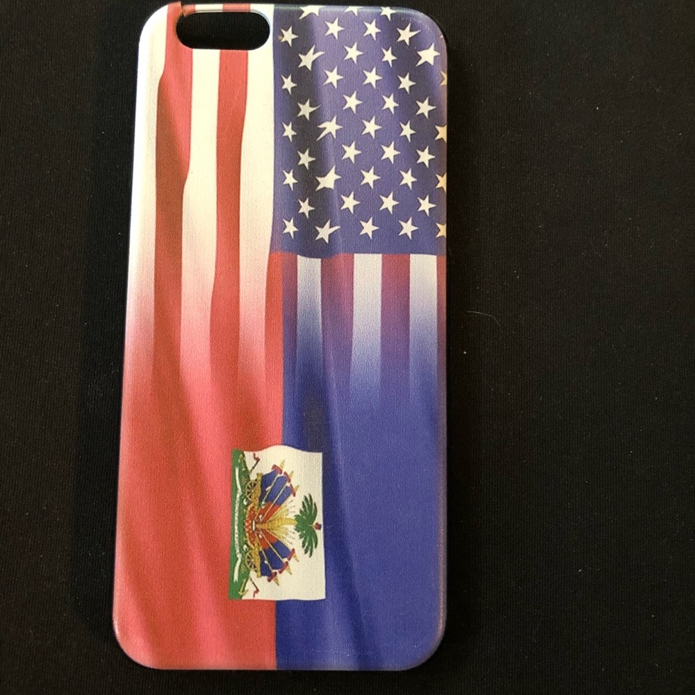 iPhone 6/s American/Haitian flag case